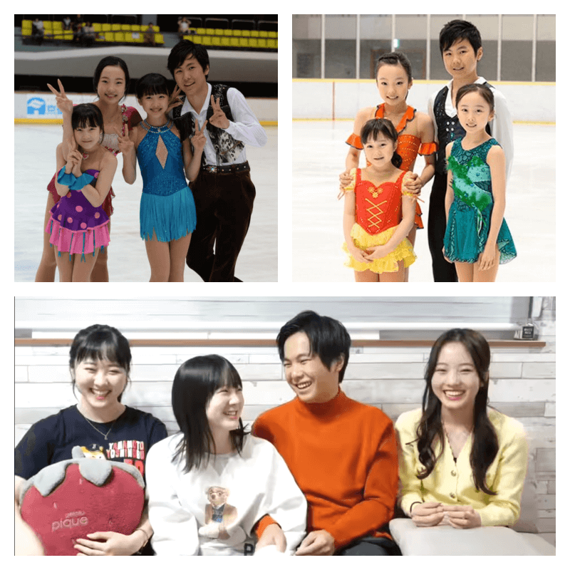 本田望結さんの家族写真