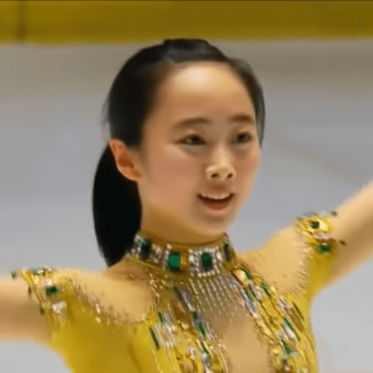 全日本フィギュアスケートジュニア選手権に出場した本田望結さん