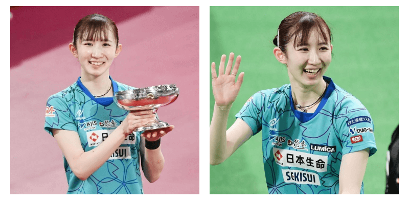 2024年全日本選手権女子シングルスで優勝した早田ひな選手