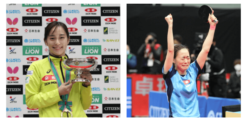 全日本卓球選手権女子シングルスで5回目の優勝をした石川佳純さん